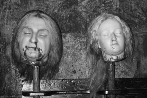 Heads of Louis XVI and Marie-Antoinette